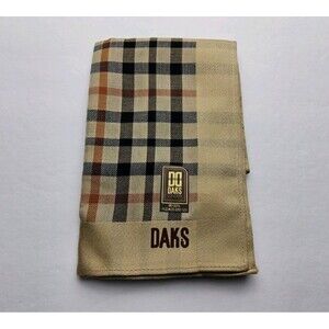 Oaks London Plaid Handkerchief Neckerchief Bandana Scarf Pocket Square
